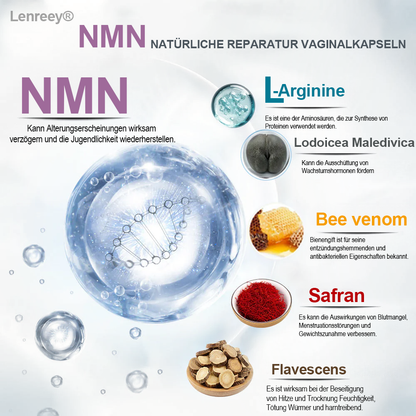 🧚‍♀️GFOUK® Bee Venom NMN Natural Repair Vaginalkapseln [Bei allen vaginalen und hormonellen Problemen]