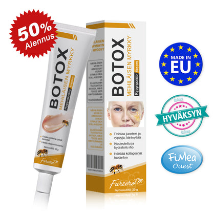 (💍Valmistettu ja lähetetty Kanadasta✅) 👩‍⚕️Furzero™ Botox-mehiläisen myrkkyrynkojenpoisto-kreemiksi - (VIIMEINEN PÄIVÄ 70% ALENNUSTA)