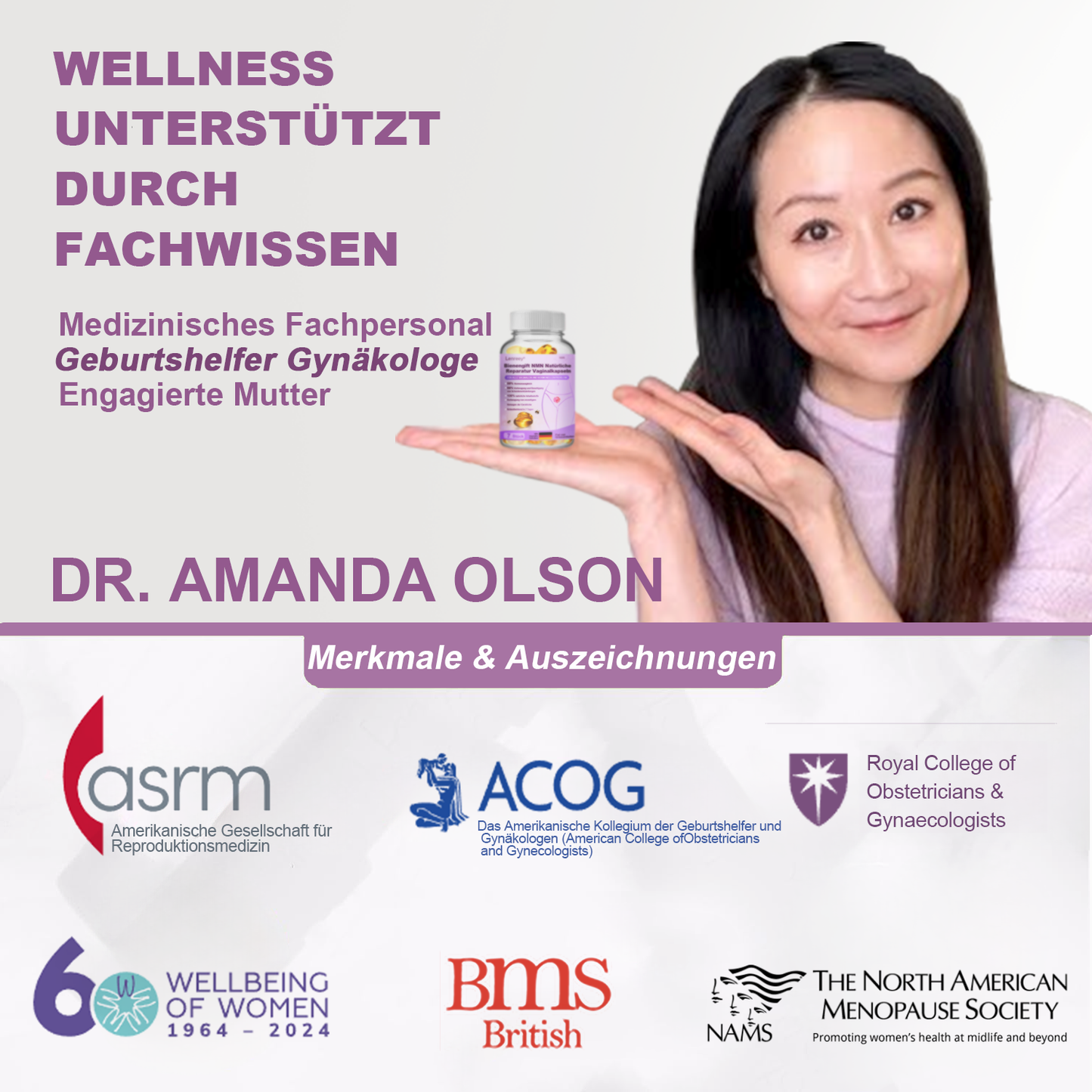 🧚‍♀️GFOUK® Bee Venom NMN Natural Repair Vaginalkapseln [Bei allen vaginalen und hormonellen Problemen]