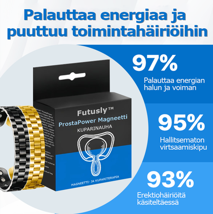 🌵🐴Futusly™ eturauhasen voiman magneettinen kupariranneke