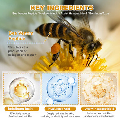 (🎊Made and Shipped from Canada✅) 👩‍⚕️Furzero™ Botox Bee Venom Wrinkle Removal Cream-(LAST DAY 70% OFF)