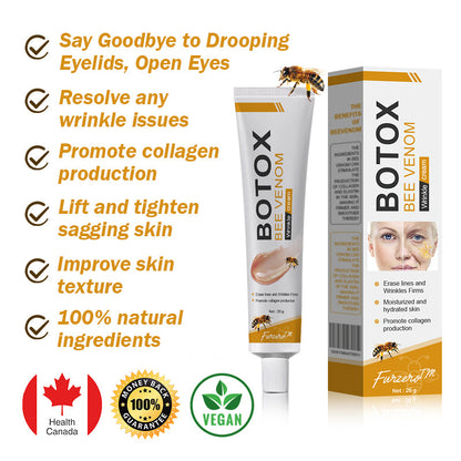 (🎡Made and Shipped from Canada✅) 👩‍⚕️Furzero™ Botox Bee Venom Wrinkle Removal Cream-(LAST DAY 70% OFF)